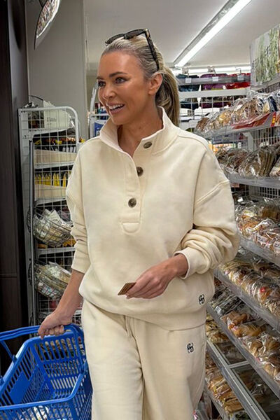 Marli Button Sweat, MARSHMELLOW