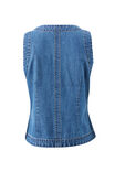 Summer Denim Vest, FRESH INDIGO - alternate image 3
