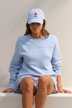 CHALK BLUE HORIZON EMBROIDERY
