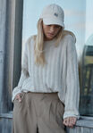 Soft Cable Knit, OATMEAL MARLE - alternate image 1