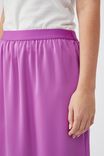 Satin Slip Skirt With Recycled Fibres, MAGENTA - alternate image 2