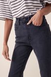 Slim Leg Jean In Organic Cotton, BLACK - alternate image 5