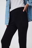 Knitted Flare Pant With Lenzing Viscose, BLACK - alternate image 5