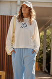 Beau Long Sleeve Slouchy Tee, SHELL/LA MER - alternate image 5