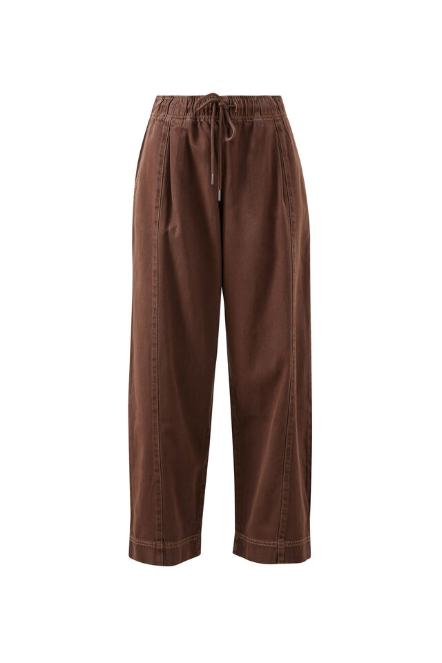 Jessie Barrel Pant, CHOCOLATE