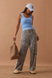 Zoe Contour Rib Scoop Tank, POWDER BLUE/ MONOGRAM EMBROIDERY - alternate image 5