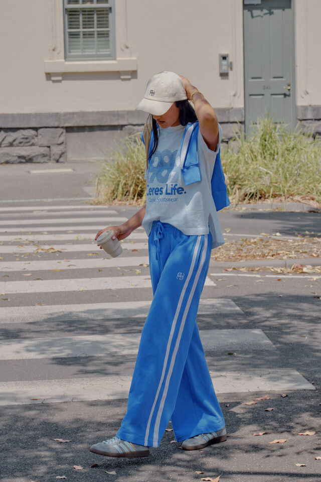 Stevie Slouchy Tee, WHITE/80 S SPORT