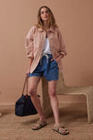 Ava Chore Shacket, WASHED PINK - alternate image 5