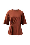 Kaia Twist Tee, GINGER - alternate image 2