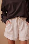 Darcy Relaxed Everyday Short, ECRU TWILL - alternate image 5