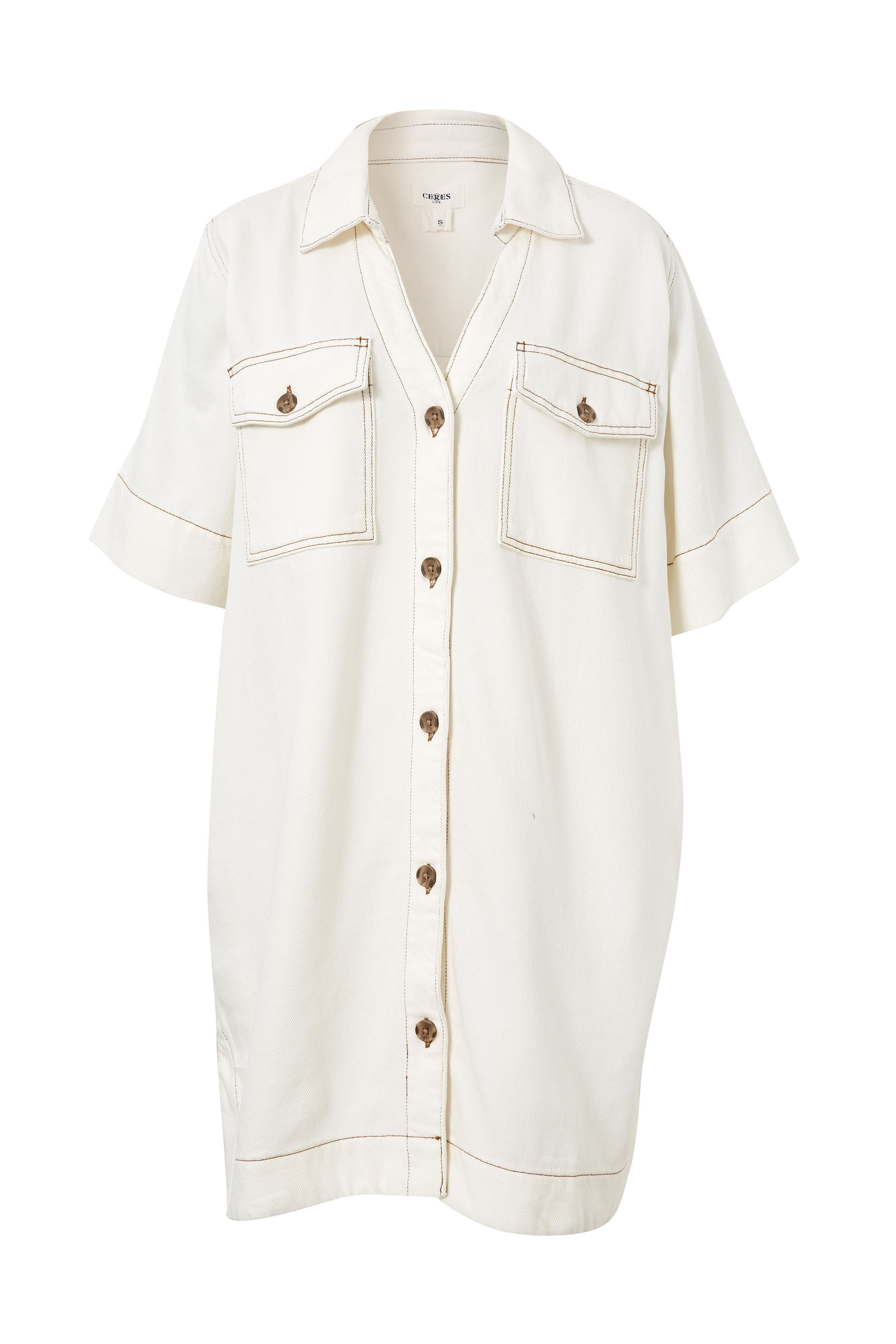 Boxy Shirt Dress