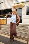 Mim Pleat Pant, BRUNETTE BROWN - example image 5