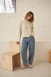 Leah Tapered Barrel Jean, VINTAGE BLUE - example image 4