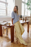 Willow Soft Wide Leg Jean, BUTTER - example image 4