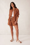 Relaxed Pocket Shirt, BURNT CARAMEL - alternate image 5