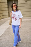 Stevie Slouchy Tee, WHITE/ CERES VILLAGE - alternate image 4