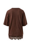 Lacey Tee, CHOCOLATE - alternate image 3