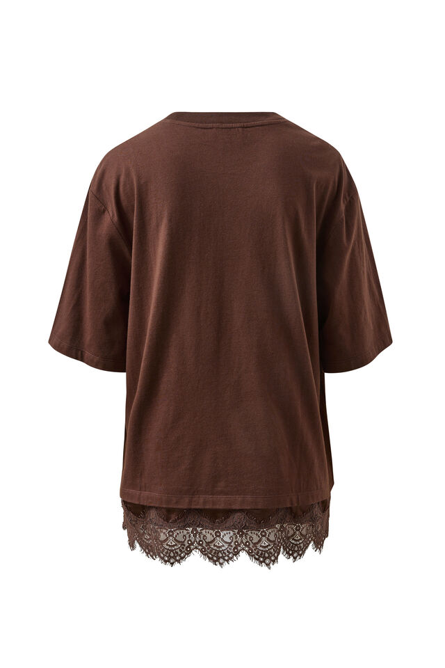 Lacey Tee, CHOCOLATE