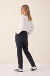 Baggy Everyday Pant With Organic Cotton, WASHED BLACK - alternate image 3