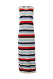 Textured Multi Stripe Knit Midi Dress, HERITAGE RED STRIPE - alternate image 2