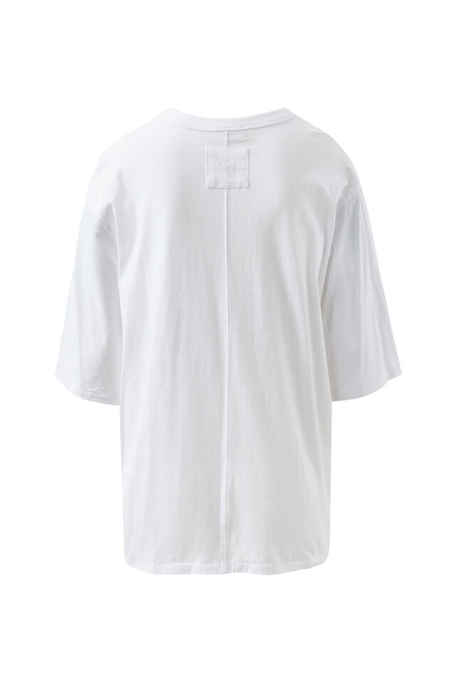 Liv Oversized Tee, WHITE