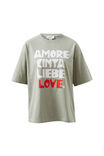 Ceres X Bhf Love Tee, AMORE SOFT SAGE - alternate image 2