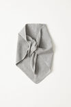 Soft Knit Triangle Scarf, GREY MARLE - alternate image 4