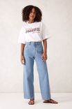 Frankie Loose Straight Jean, MID BLUE WASH - alternate image 7
