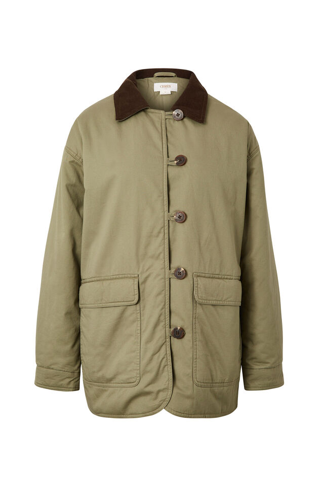 Barn Jacket, SPRING KHAKI