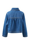 Sienna Denim Swing Jacket, FRESH INDIGO - alternate image 3