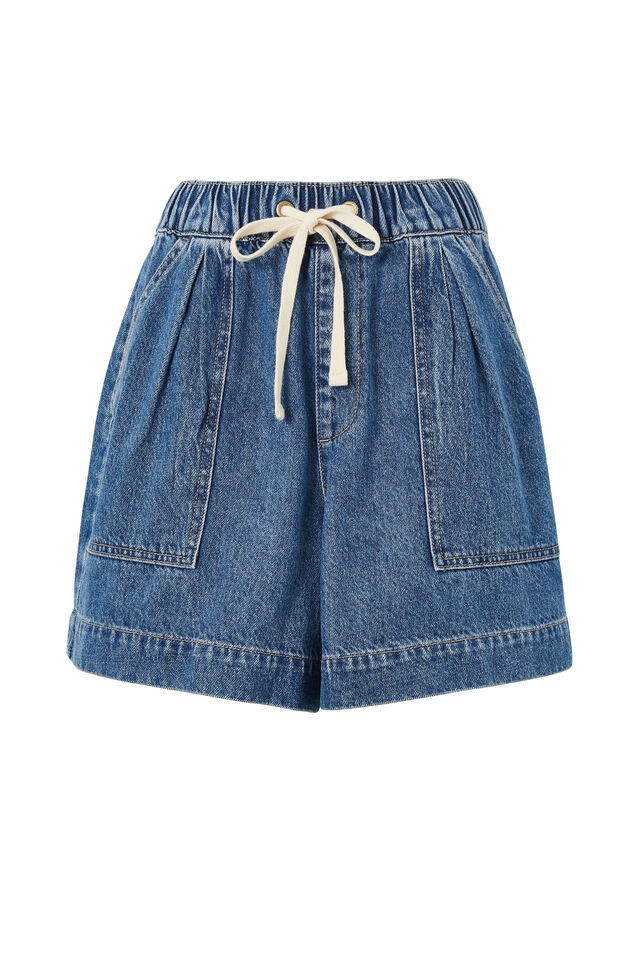 Darcy Relaxed Everyday Short, INDIGO DENIM