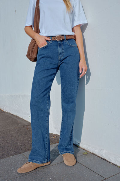Sydney Straight Leg Jean, FRESH INDIGO