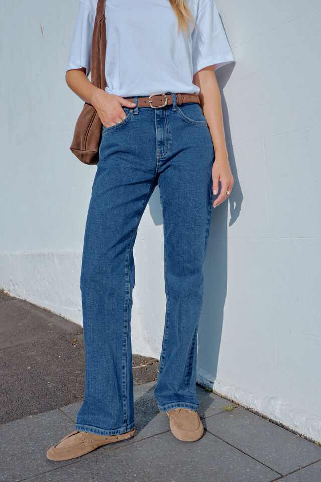 Sydney Straight Leg Jean, FRESH INDIGO