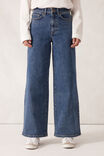 Evie Wide Leg Jean, FRESH INDIGO - alternate image 4