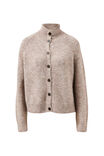 Riley Funnel Neck Tab Cardi, OAT MARLE - alternate image 2