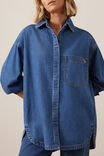 Gwynne Shirt, FRESH INDIGO - alternate image 4