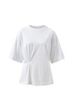 Kaia Twist Tee, WHITE - alternate image 2