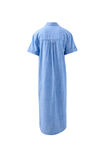 Hanna Midi Shirt Dress, COBALT STRIPE - alternate image 3