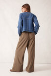 Pleat Pant, DEEP MOSS SUITING - alternate image 3