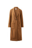 Classic Longline Coat, CHESTNUT - alternate image 2