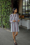 Chloe Stripe Knit Mini Dress, BLUE WINE STRIPE - alternate image 7