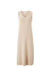 Sleeveless Beach Knit Midi Dress, STRING - alternate image 2