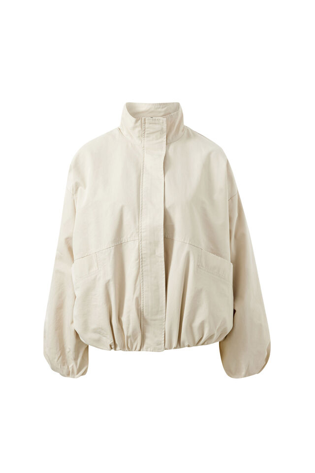 Gwen Bubble Jacket, PUTTY