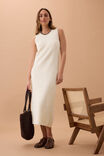 Olive Knit Midi Dress, FRESH VANILLA - alternate image 5