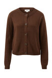 Nelly Long Sleeve Knit Cardi, CHOCOLATE - alternate image 2