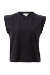 Extended Shoulder Tee, BLACK - alternate image 2