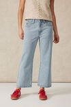 Crop Frenchie Jean, VINTAGE BLUE - alternate image 4