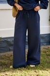 Ivy Wide Leg Trackpant, HERITAGE NAVY - alternate image 4