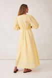 Sculptured Sleeve Midi Dress, SUNSHINE - alternate image 5