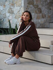 Barrel Leg Trackpant, CHOCOLATE - alternate image 4